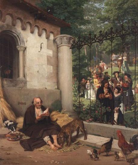 Lazarus and the Rich Man, Eduard von Gebhardt